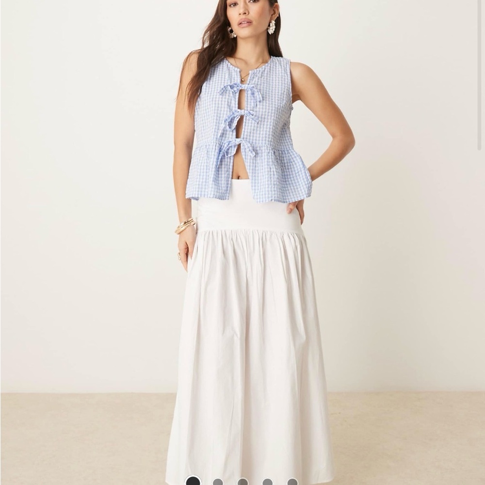 Elegant White Maxi Skirt